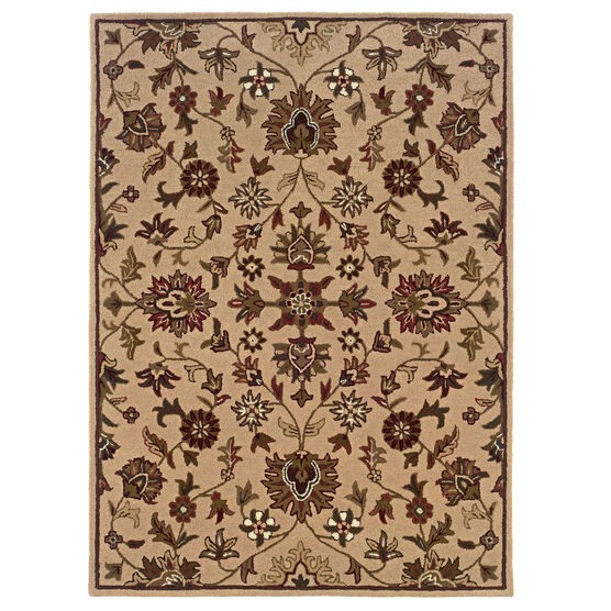 Trio Traditional Gold 2'X3' Area Rug, GOLD, hi-res image number null