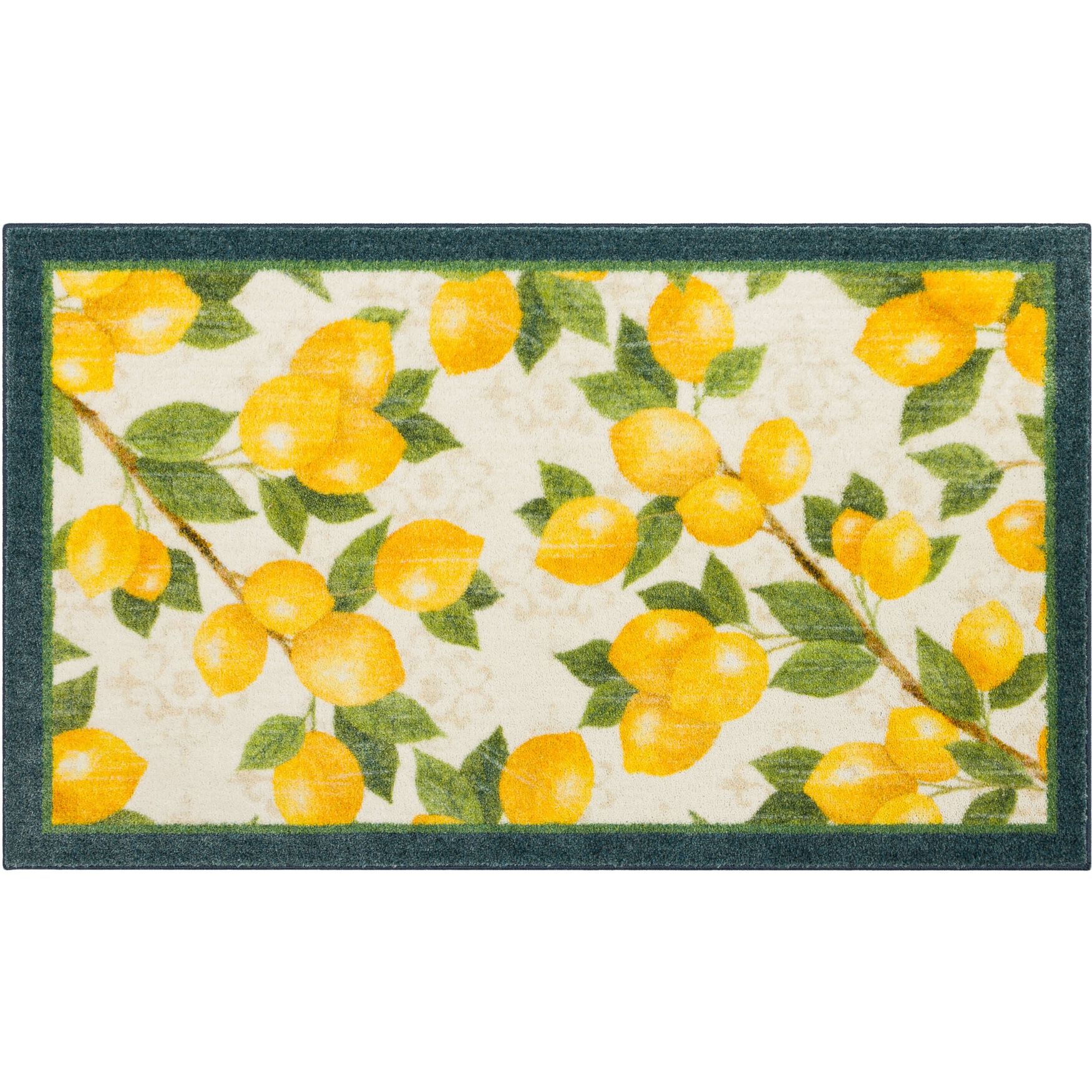 Lemon Grove Kitchen Rug, NAVY, hi-res image number 0