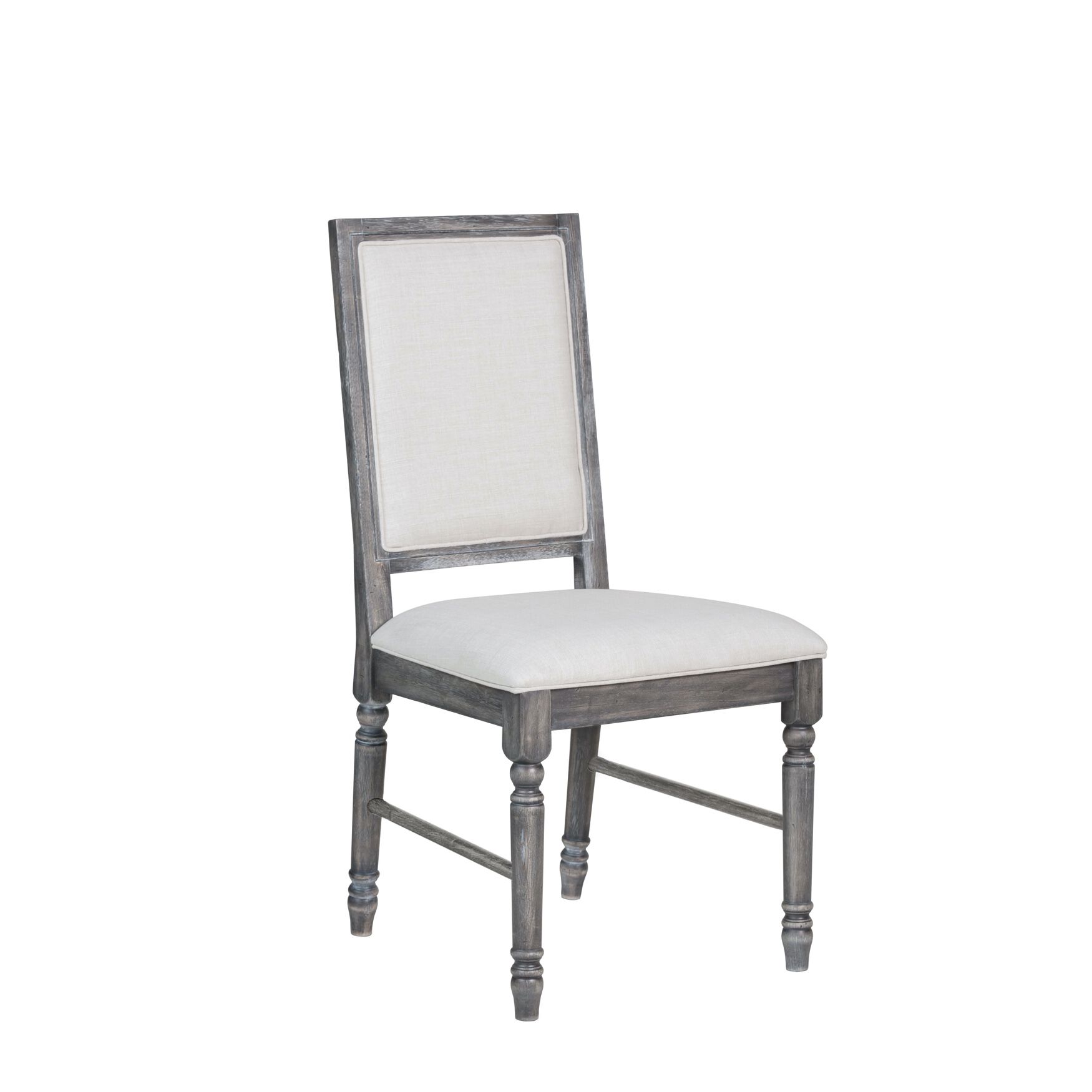 Side Chair (Set-2), CREAM WEATHERED GRAY, hi-res image number 0