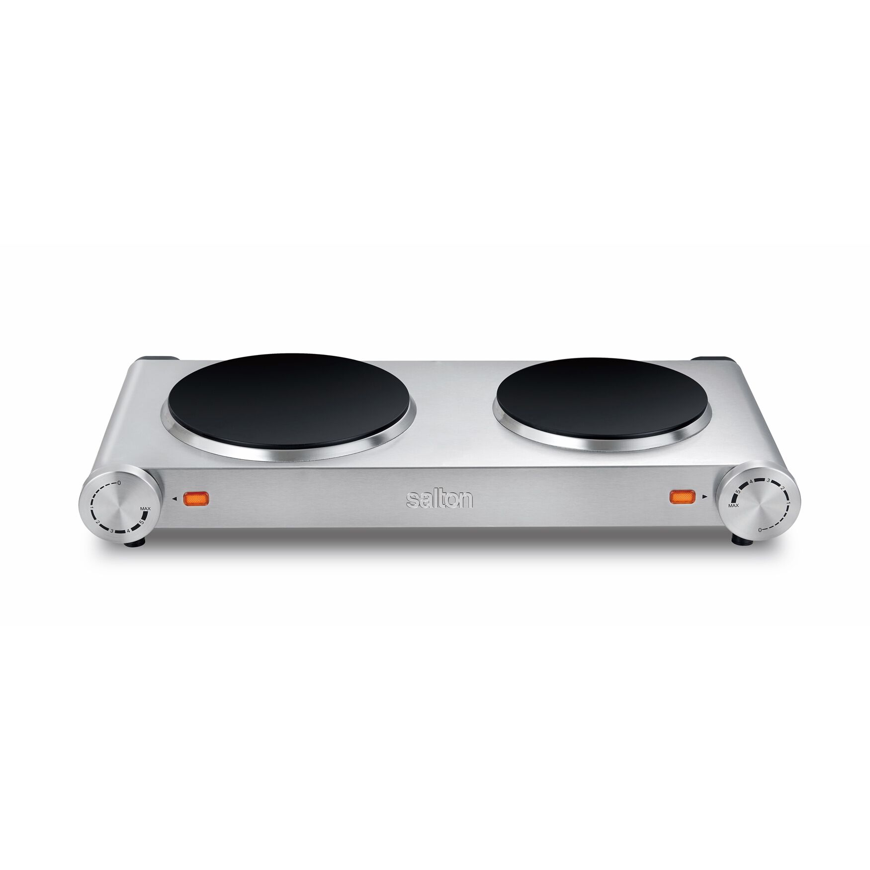 Infrared Cooktop - Double Burner, STAINLESS STEEL, hi-res image number 0
