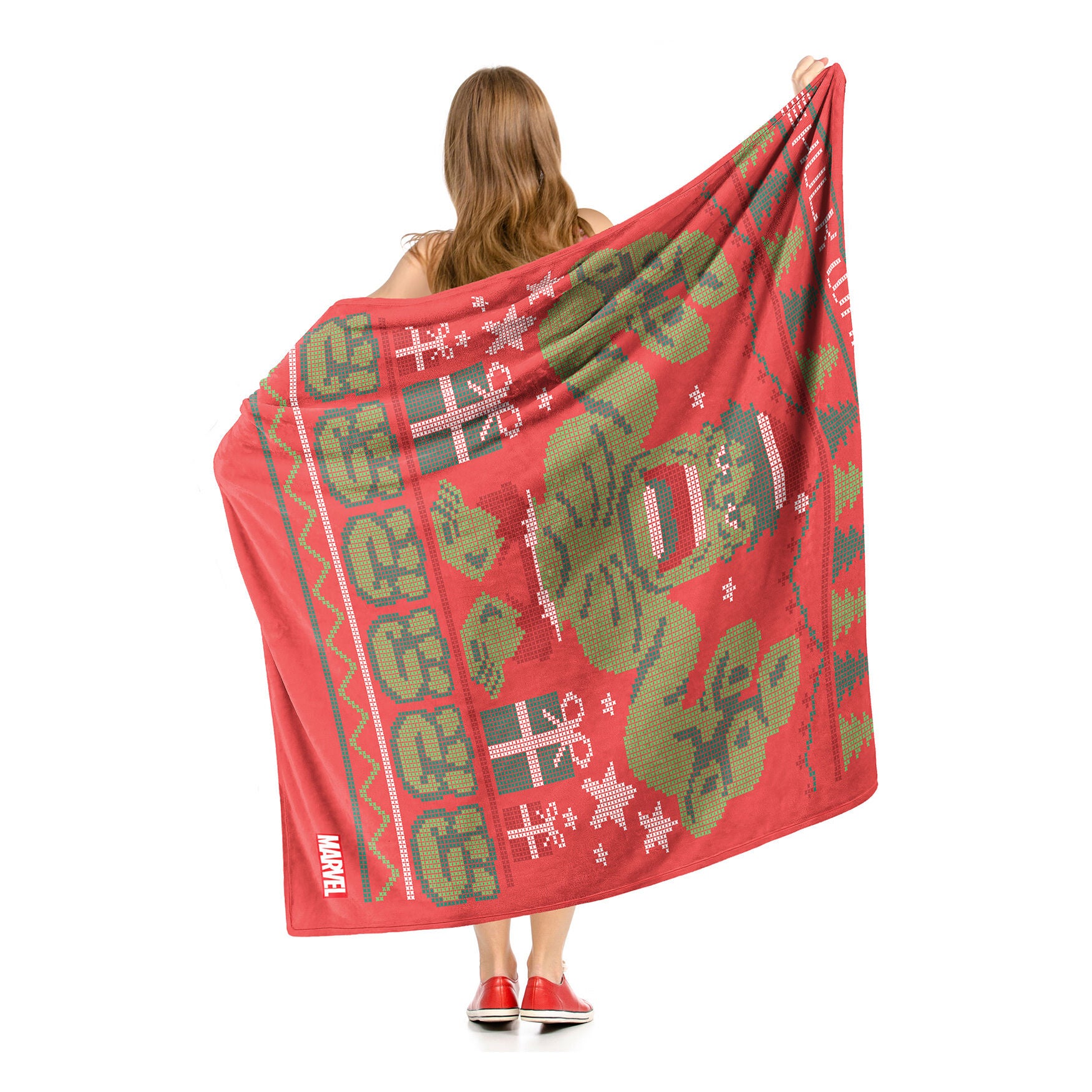 Hulk Want Presents! Silk Touch Throw Blanket, , alternate image number 5