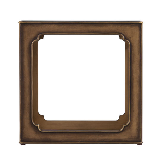Alfriston Mirrored Square Accent Table, , alternate image number null