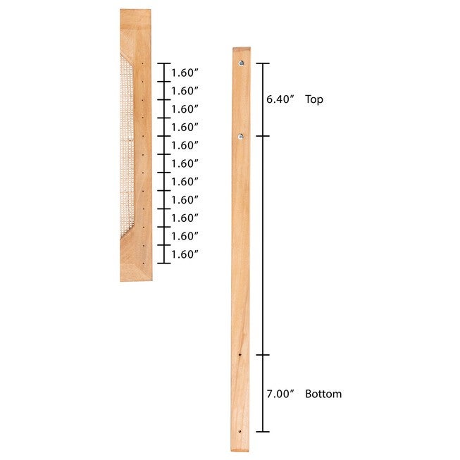 Lainer Modern Bohemian Bamboo Queen Size Headboard, , alternate image number 7