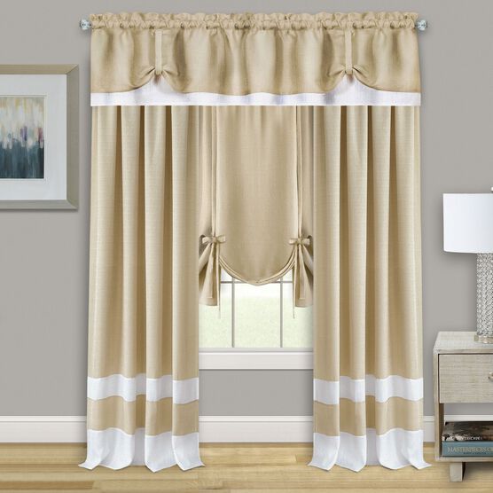 Darcy Window Curtain Tie Up Shade - 58x63, , alternate image number null