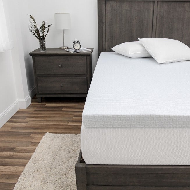 SensorPEDIC SensorCOOL 4-Inch Elite Cooling Gel-Infused Memory Foam Mattress Topper, , alternate image number null