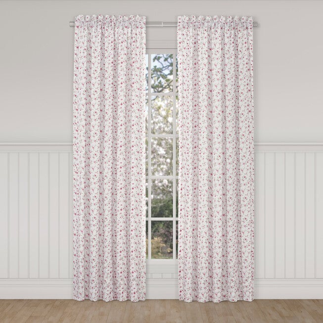 Bungalow 84 Inch Window Panel Pair, ROSE, alternate image number 1