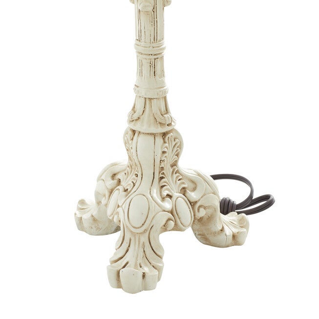 White Polystone Coastal Buffet Lamps, , alternate image number null