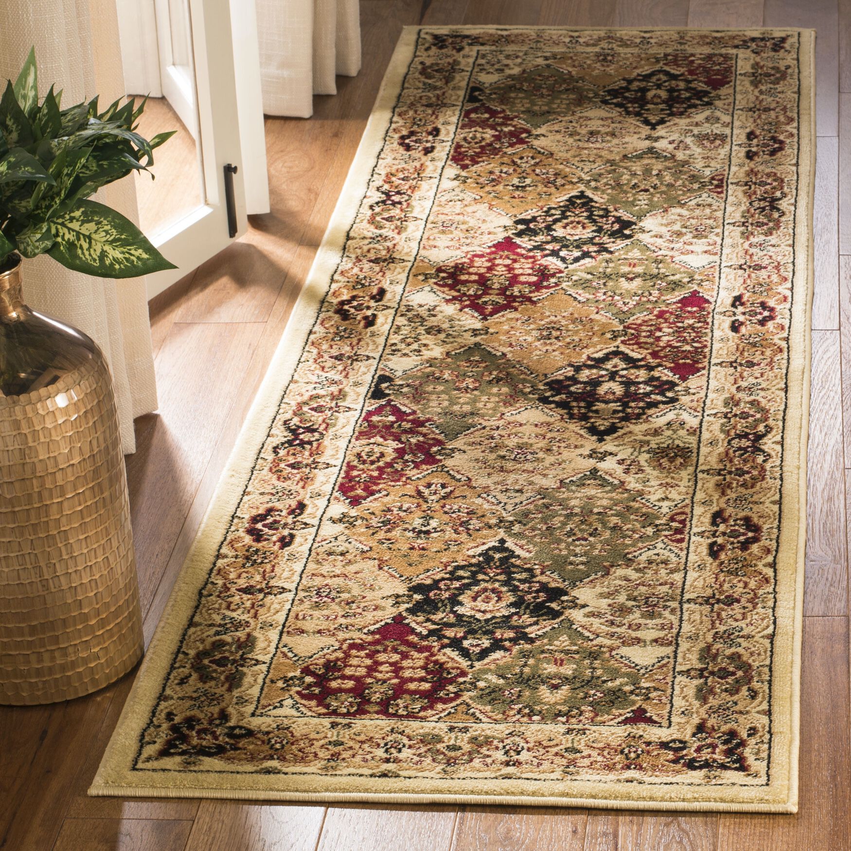 Lyndhurst Multi / Ivory 2'-3 inches X 14' Runner Rug, , on-hover image number 1