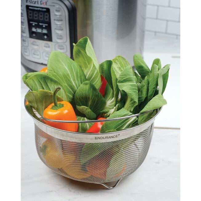 Mesh Basket - Folding Handles - 3qt, , alternate image number null