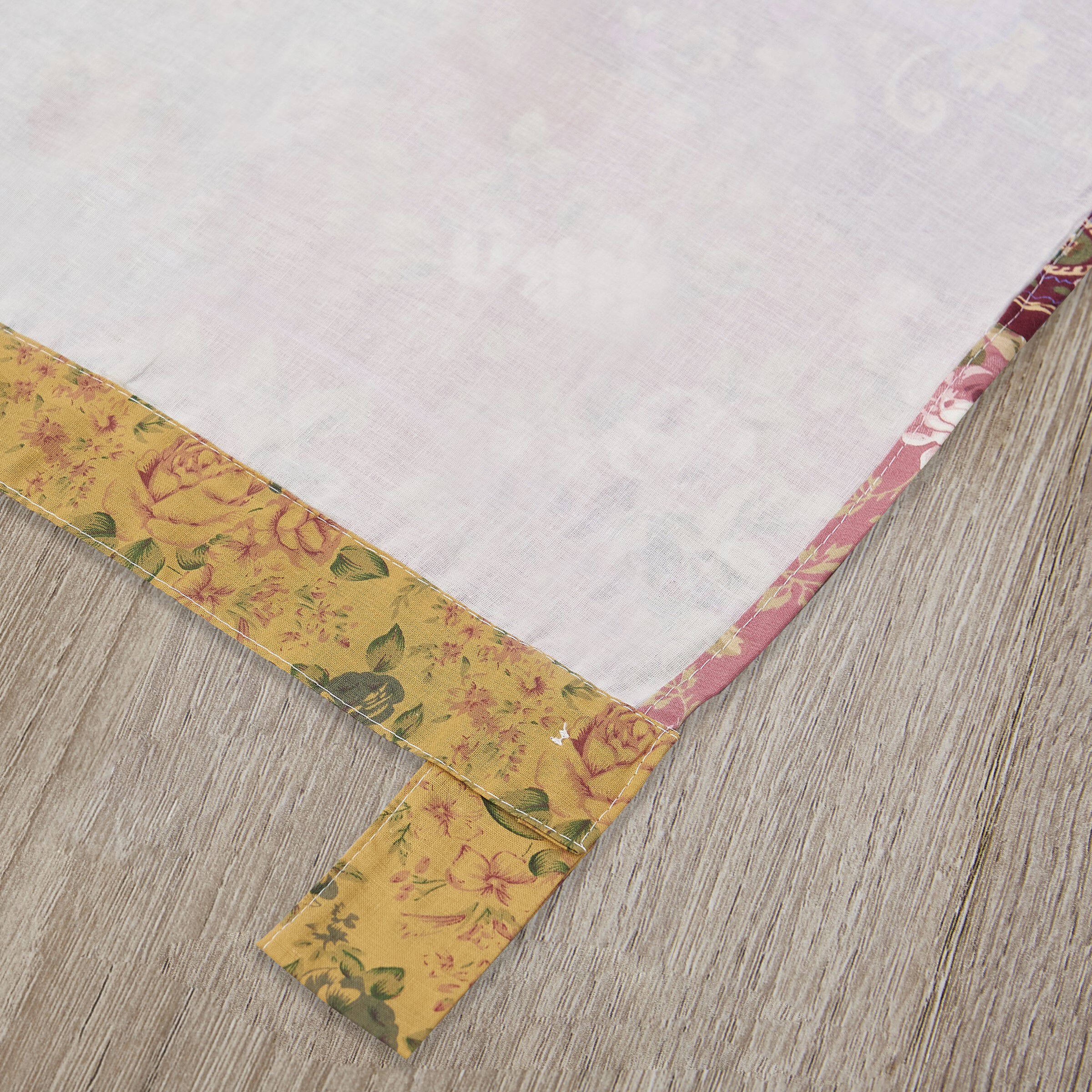 Antique Chic Window Curtain Panels, Set of 2, 84 inches, MULTI, on-hover image number 1