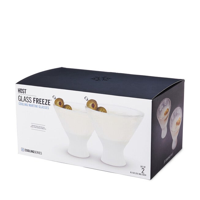Glass Freeze Martini Glass (Set Of Two) By, , alternate image number 3