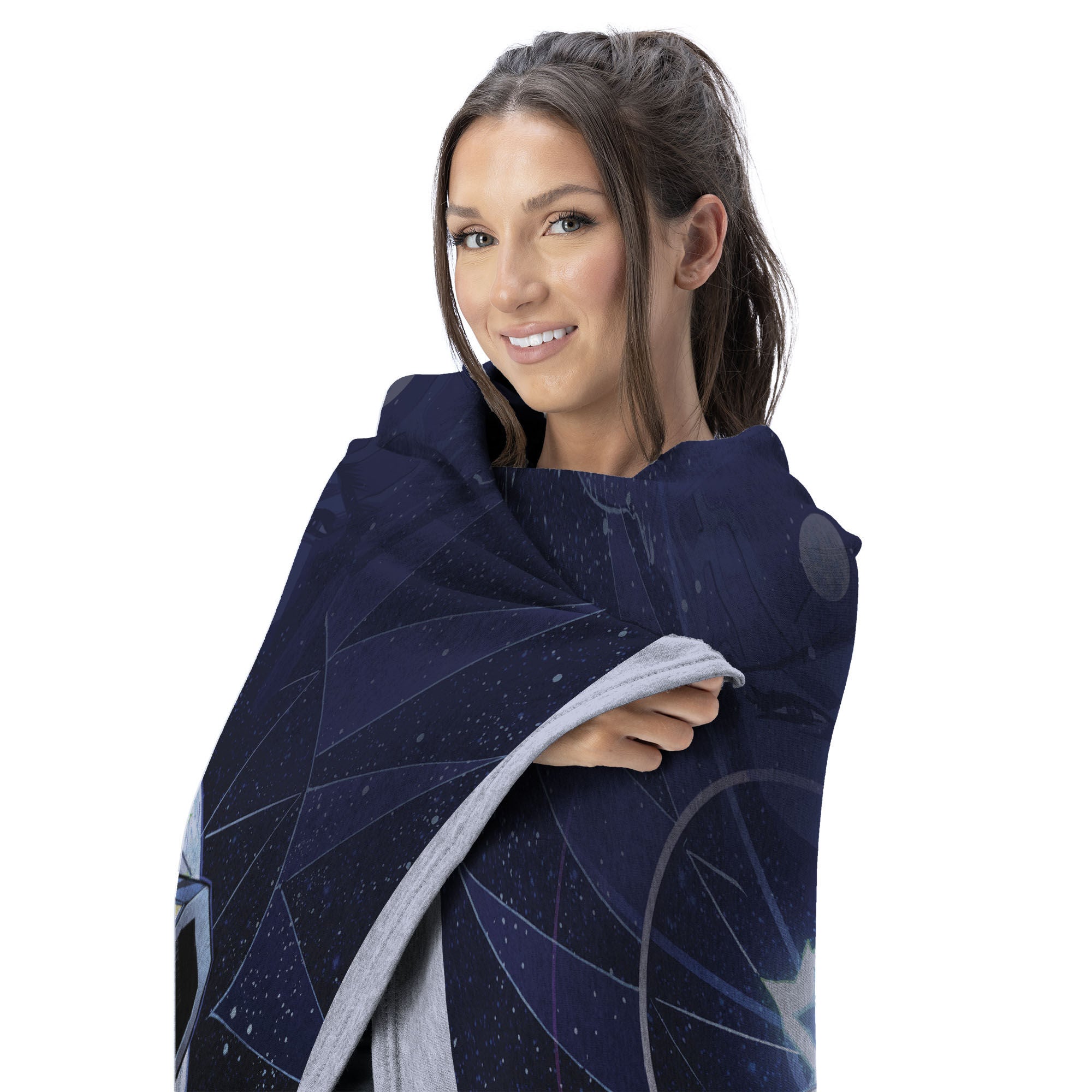 Hasbro Power Rangers Mighty Morphin Silk Touch Throw Blanket 40X50 Inches, BLACK, alternate image number 2