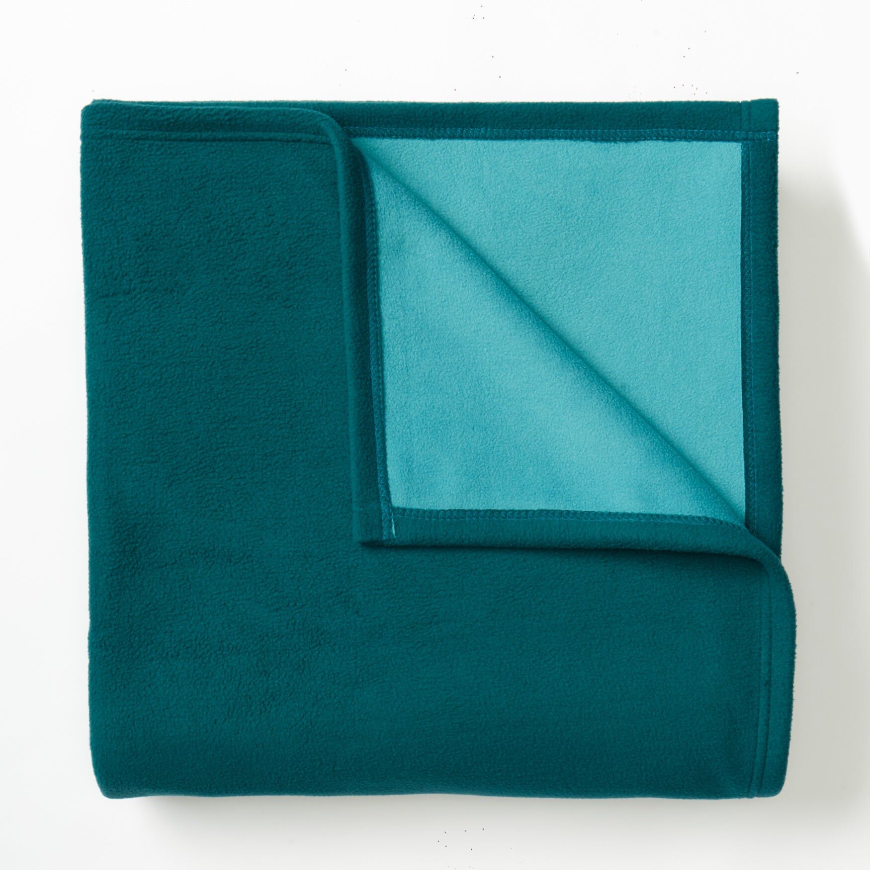 BH Studio&reg; Reversible Fleece Blanket, PEACOCK, hi-res image number 0