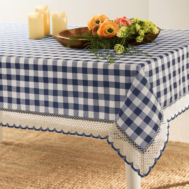 Buffalo Check Tablecloth - 60-in x 84-in, , alternate image number null