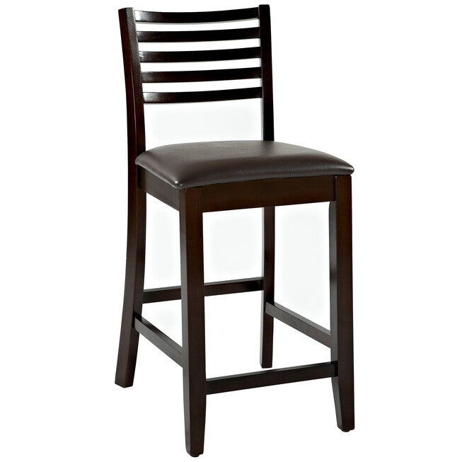 Triena Collection Ladder Counter Stool, 24 inchesH, ESPRESSO, hi-res image number null