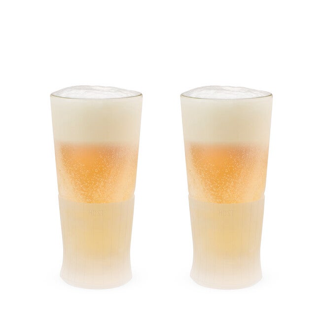Glass Freeze Beer Glass (Set Of Two) By, CLEAR, hi-res image number null