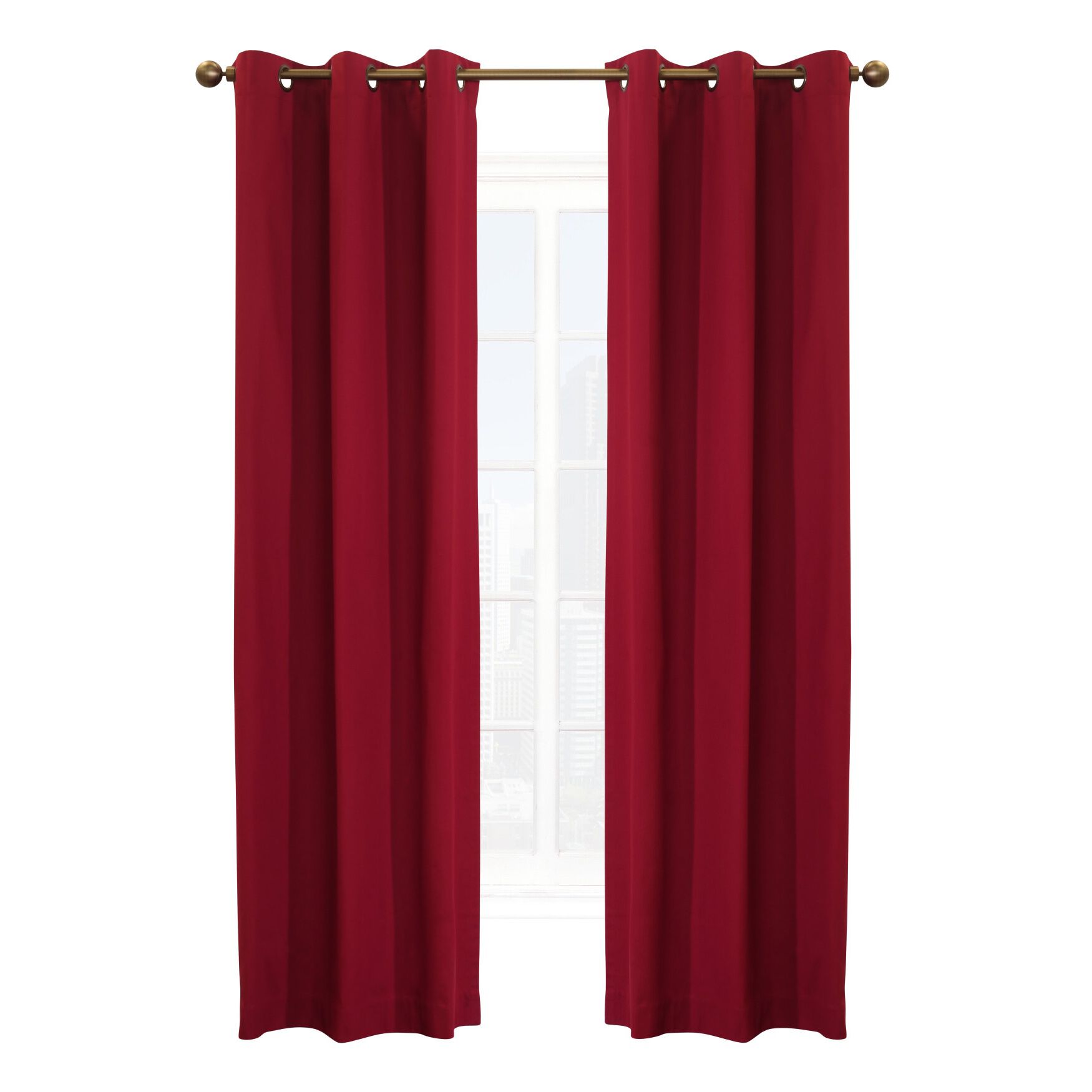 Weathermate Room Darkening Grommet Curtain Panel Pair, , alternate image number 6