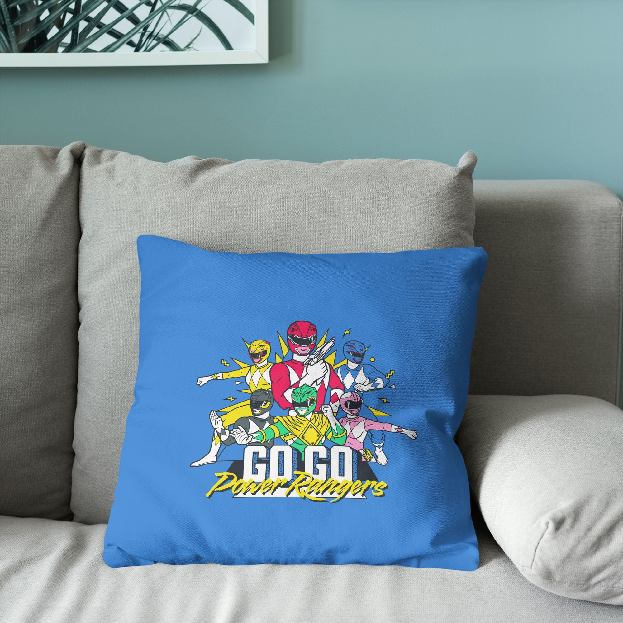 Warner Bros. Pillow 18X18 Inches, POWER RANGER, alternate image number 3
