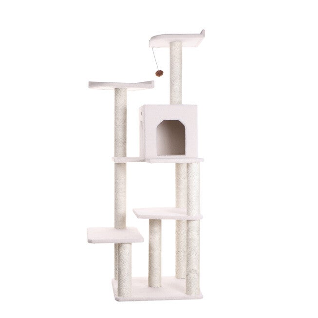 Real Wood 68 inches Six Levels Cat Tree Condo, , alternate image number null