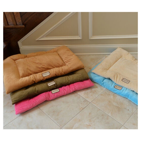 Large Pet Bed Mat , Dog Crate Soft Pad With Poly Fill Cushion, , alternate image number null