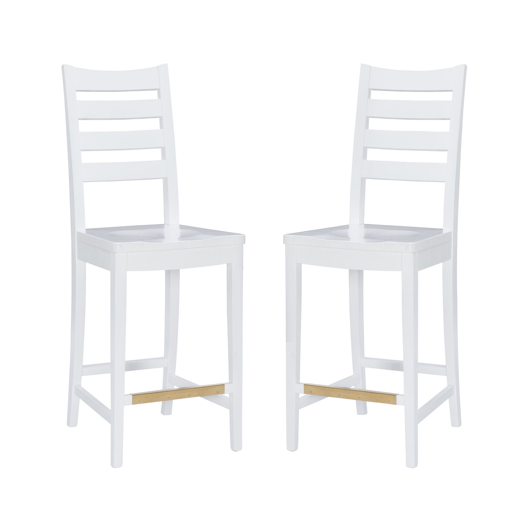 Flynn Counter Stool White Set of 2, , alternate image number 3