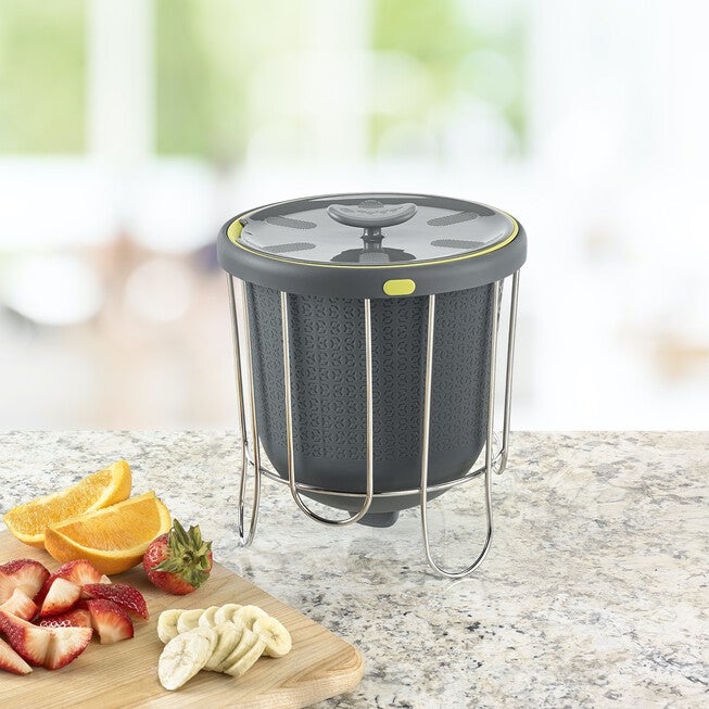 COUNTER TOP COMPOSTER, GREEN GREY, hi-res image number null