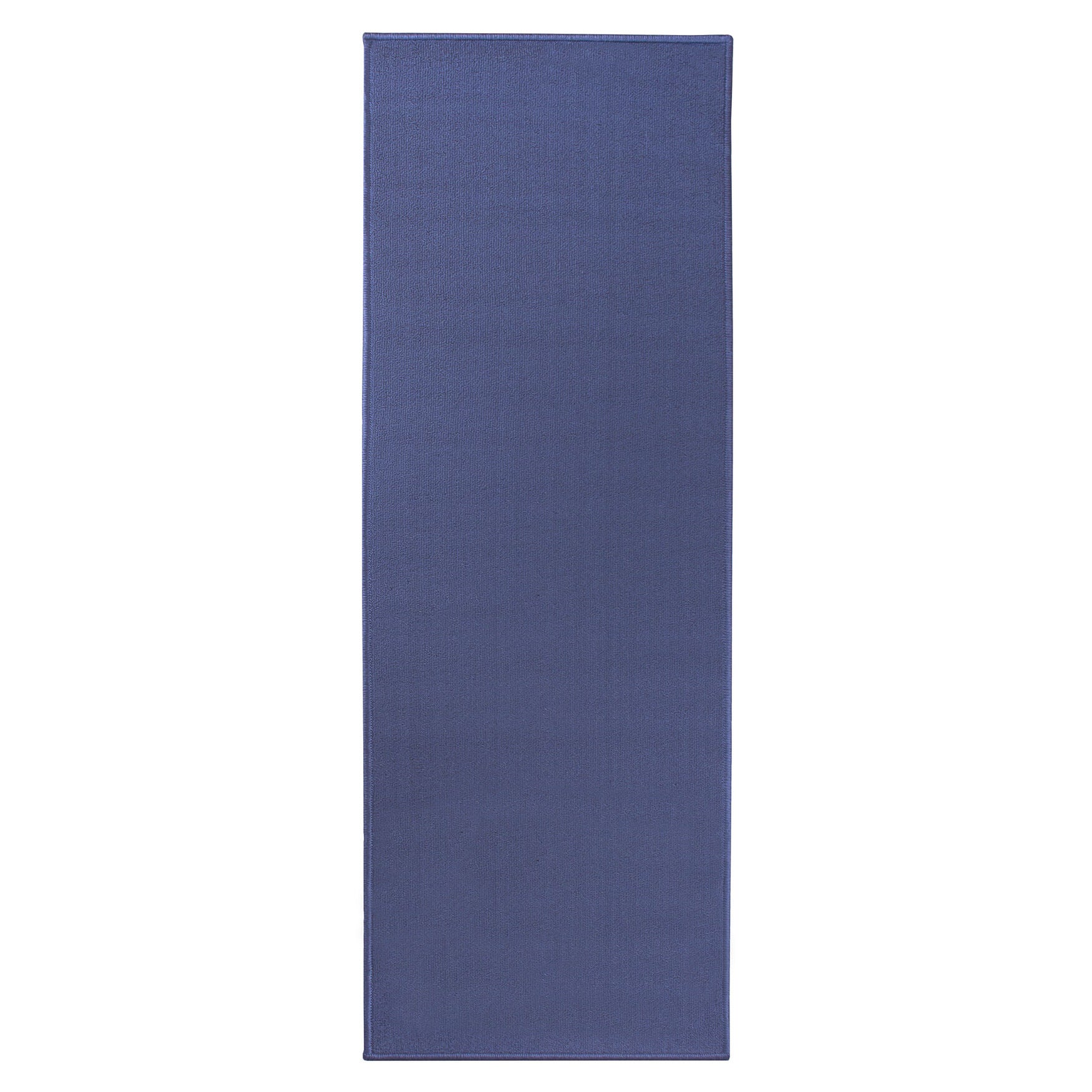 Solid Rug Runner, 20 inches X 60 inches, BLUE, hi-res image number 0