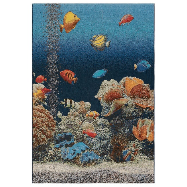Liora Manne Marina Aquarium Indoor/Outdoor Rug, OCEAN, hi-res image number null