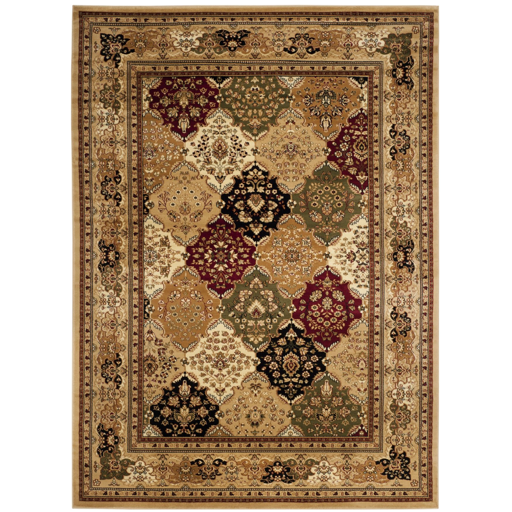 Lyndhurst 221 Multi / Beige 8' X 11' Large Rectangle Rug, MULTI BEIGE, hi-res image number 0