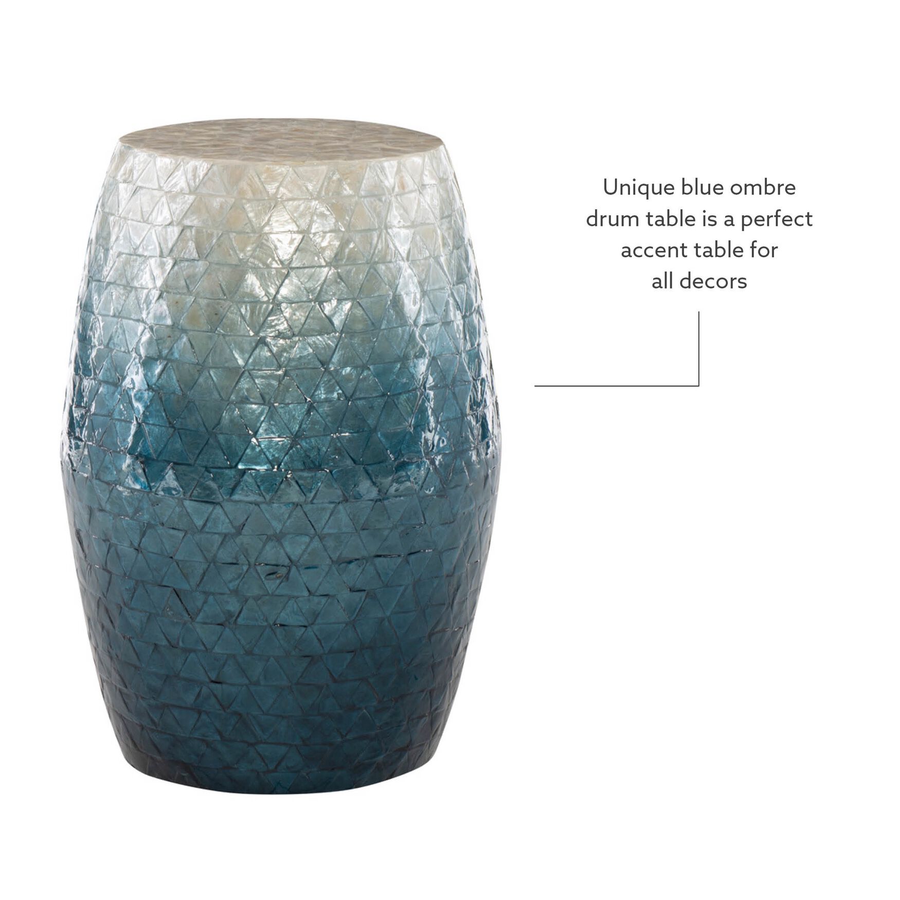 Capiz Drum Table Accent Tables (Including End Tables), , alternate image number 5