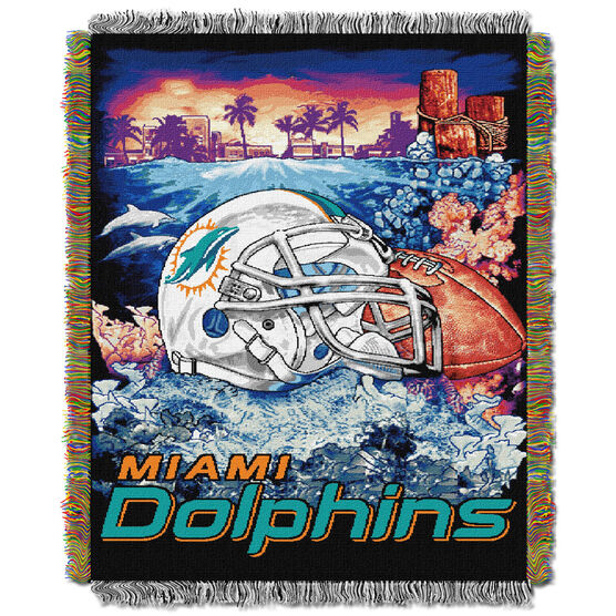 Dolphins Home Field Advantage Throw, MULTI, hi-res image number null