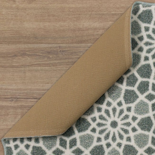 Mosaic Tile Grey Kitchen Rug, , alternate image number 2