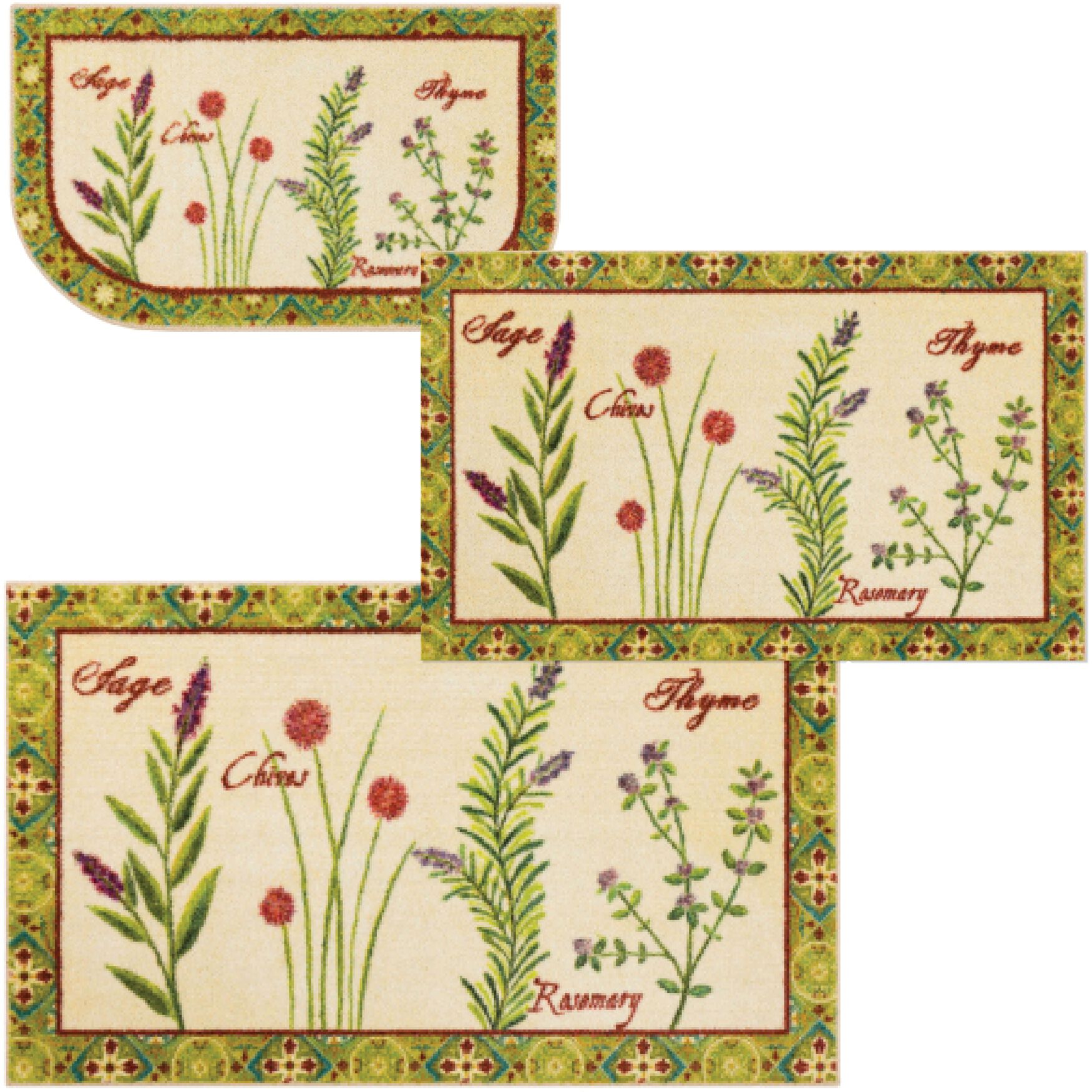Herb Garden Kitchen Rug, , alternate image number 8