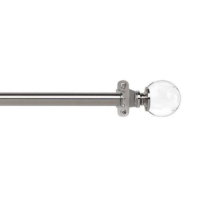 Innovative Decorative Room Darkening Wrap Around Rod & Finial 28-48, , alternate image number null