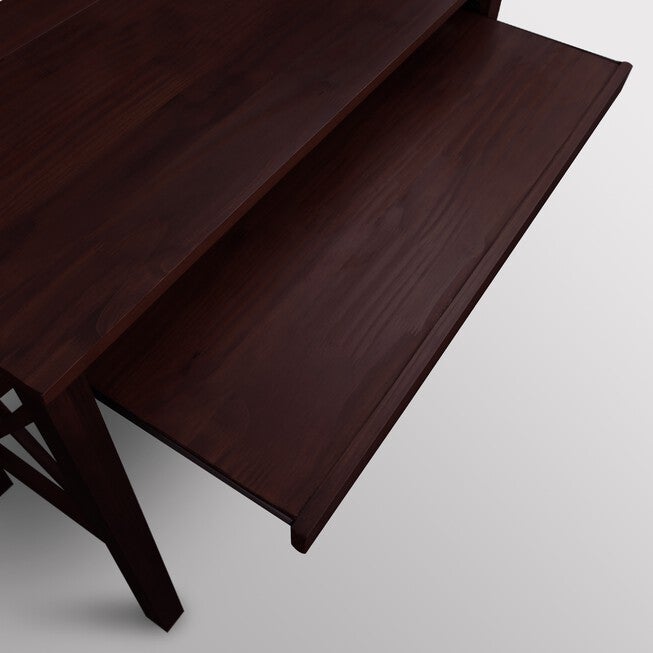 Montego Folding Desk with Pull-Out-Espresso, , alternate image number 11