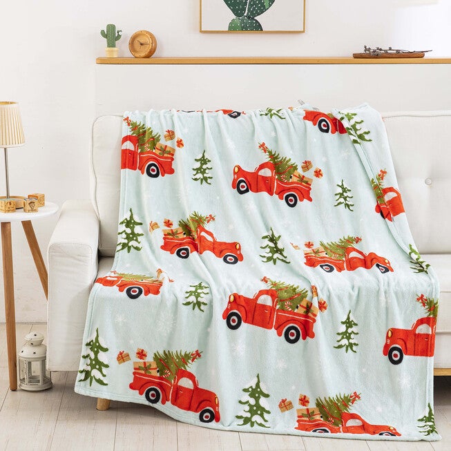 Christmas Truck Silk Touch Throw, , on-hover image number null