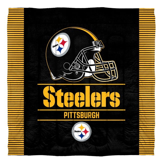 COMFORTER SET DRAFT-STEELERS, , on-hover image number 1