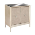 Beige Wood Glam Cabinet, 32x32x16, , alternate image number null