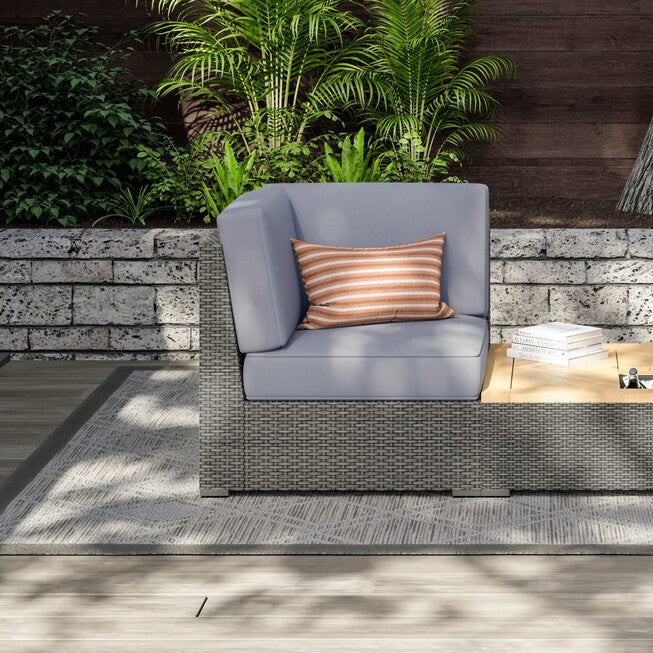 Boca Raton Outdoor Sectional Side Chair, , alternate image number 2