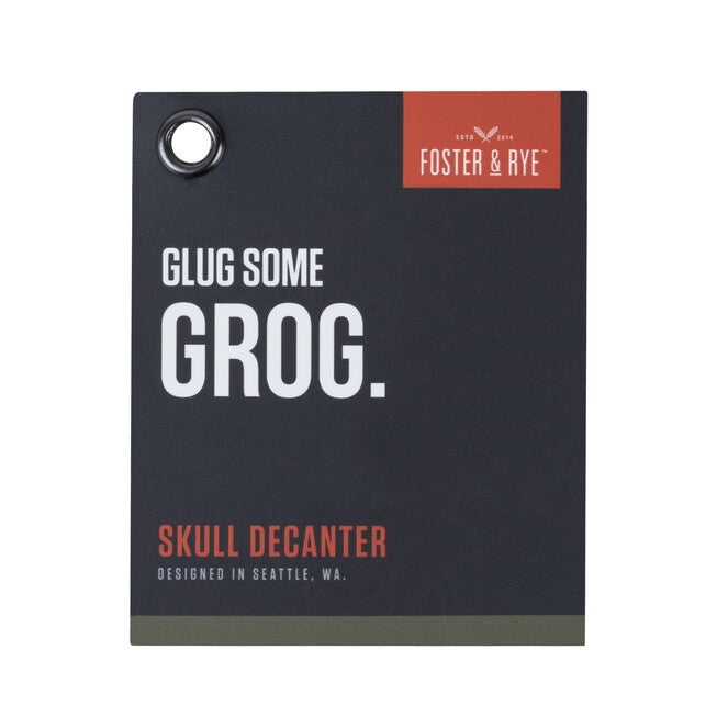 Skull Liquor Beverage Decanter, , alternate image number null