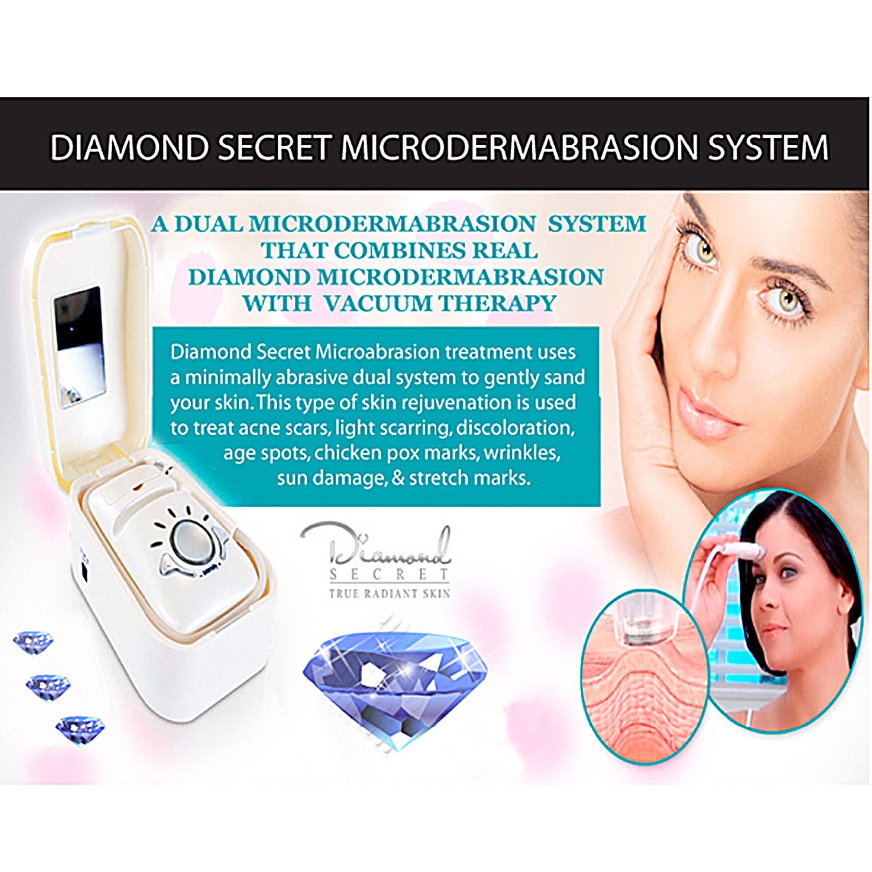 Diamond Secret Microdermabrasion System Beauty Tools, , alternate image number 2
