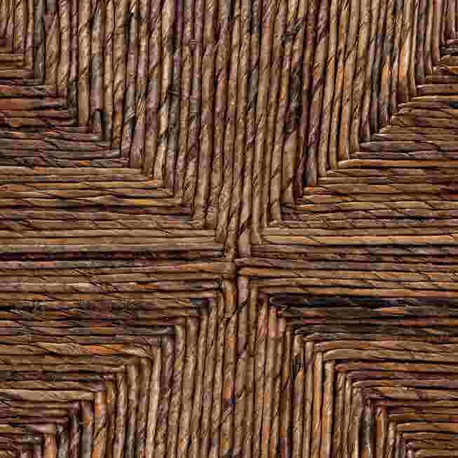 Close-up of woven seagrass texture pattern