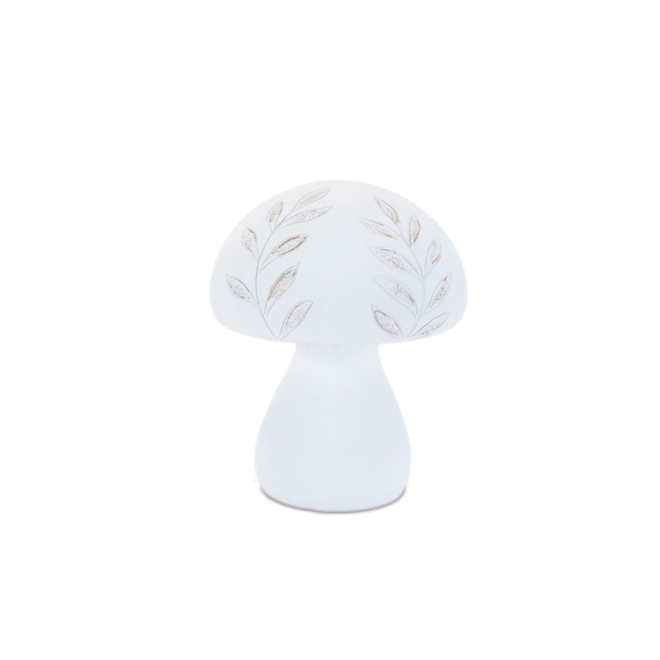 Etched Mushroom Decor Set of 2, WHITE, alternate image number 2
