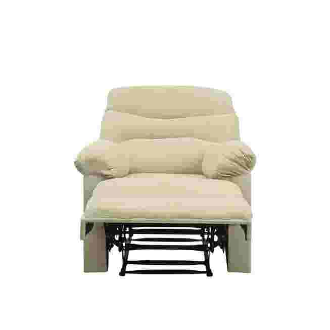 Front view of recliner with footrest extended