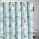 Ocean Turquoise Bath Shower Curtain, , on-hover image number null
