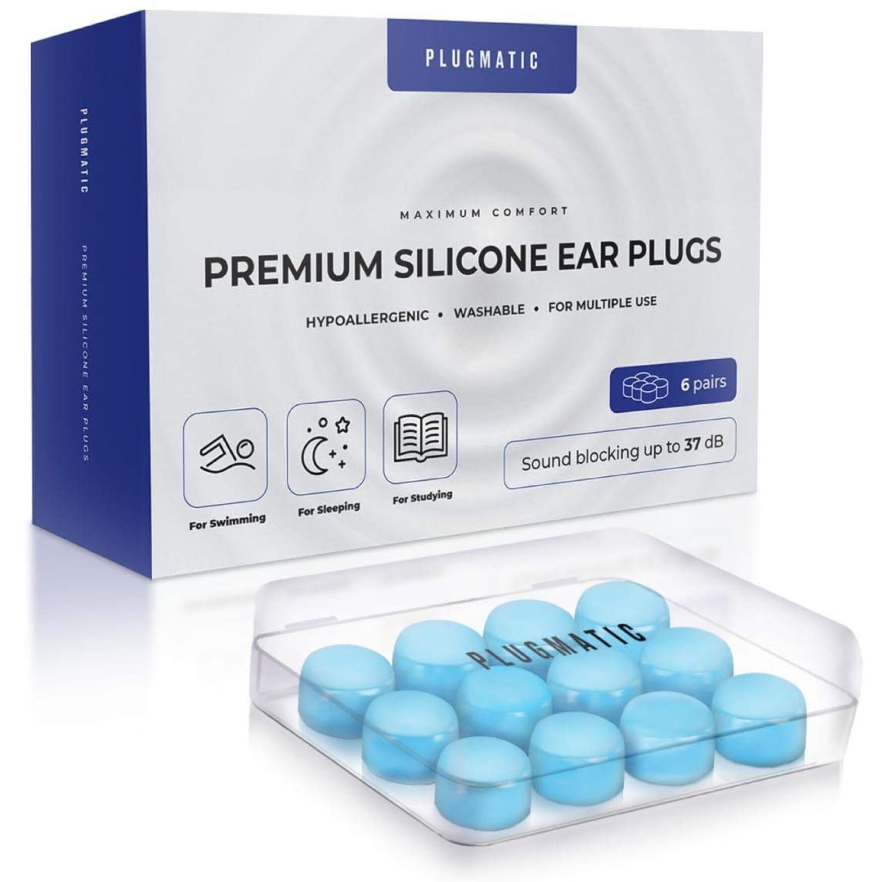 Ear Plugs (Blue), BLUE, hi-res image number 0