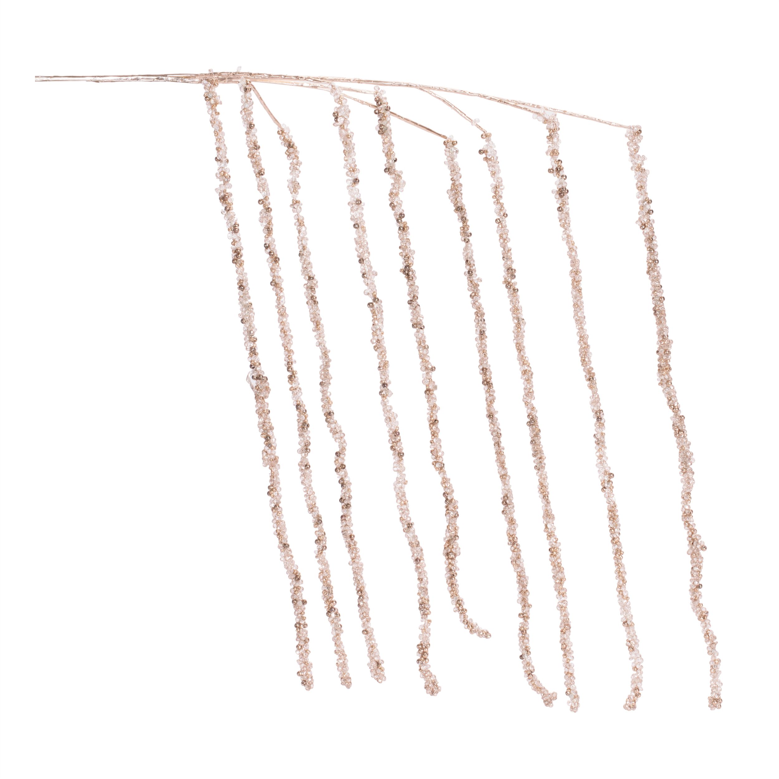 Beaded Icicle Drop Spray (Set of 2), GOLD, hi-res image number 0