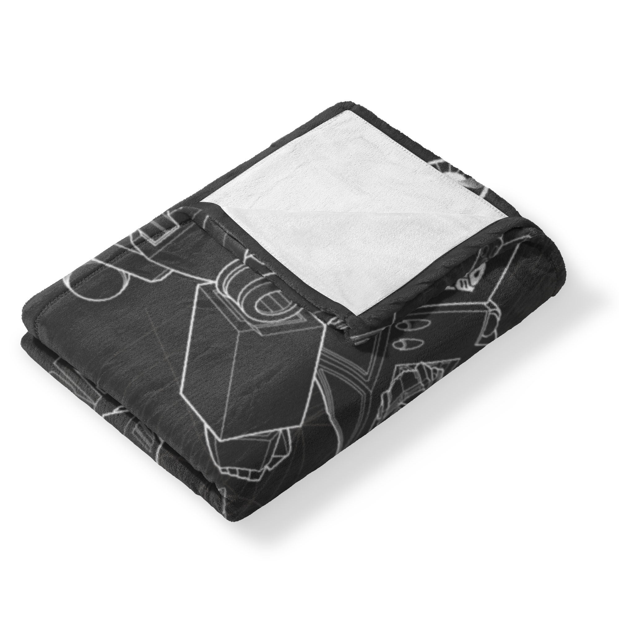 Hasbro Transformers G1 Optimus Prime And Megatron Silk Touch Throw Blanket 40X50 Inches, BLACK, alternate image number 3