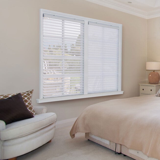 Horizontal Sheer Shade, WHITE, hi-res image number 0