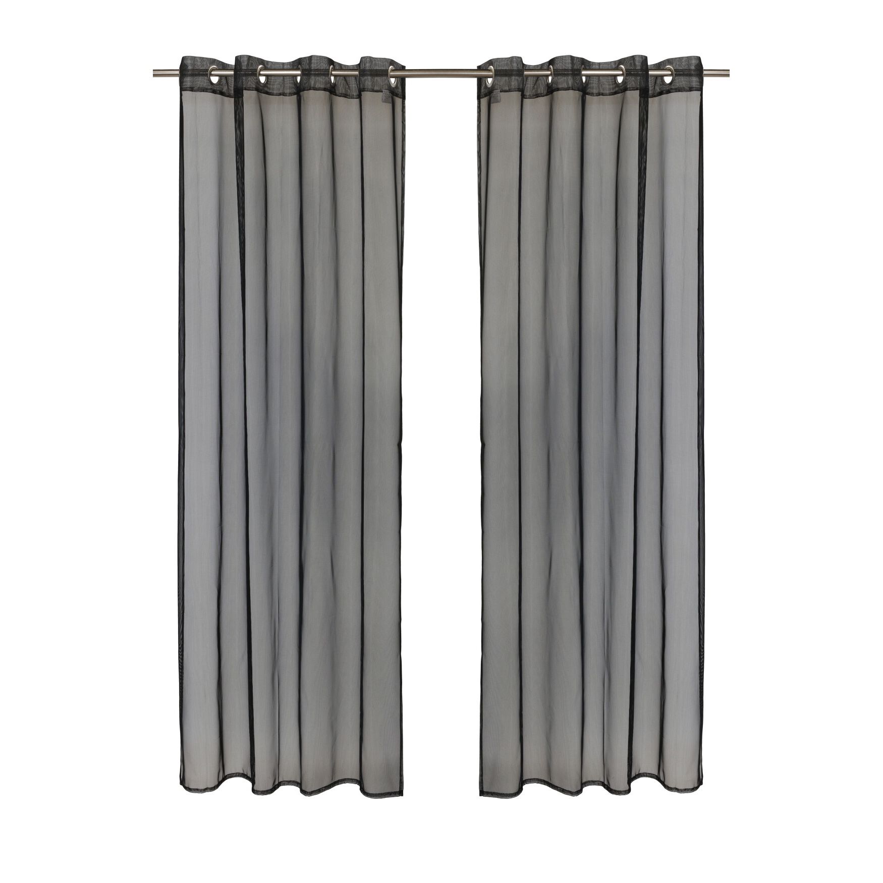 No Se'Em Sheer Grommet Outdoor Curtain Panel, , on-hover image number 1